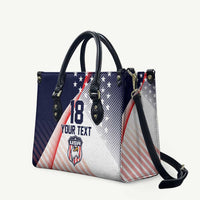 Custom USA Soccer Leather Bag Play With Pride - Wonder Print Shop