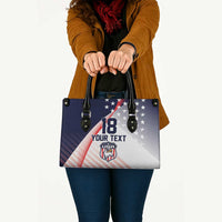 Custom USA Soccer Leather Bag Play With Pride - Wonder Print Shop