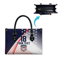 Custom USA Soccer Leather Bag Play With Pride - Wonder Print Shop