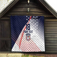 Custom USA Soccer Quilt Play With Pride - Wonder Print Shop