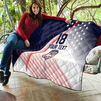 Custom USA Soccer Quilt Play With Pride - Wonder Print Shop