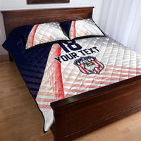 Custom USA Soccer Quilt Bed Set Play With Pride - Wonder Print Shop