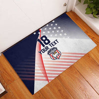 Custom USA Soccer Rubber Doormat Play With Pride - Wonder Print Shop