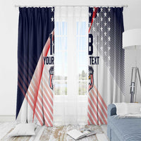 Custom USA Soccer Window Curtain Play With Pride - Wonder Print Shop
