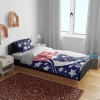 Custom United States Ice Hockey Bedding Set USA Go Champions