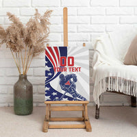 Custom United States Ice Hockey Canvas Wall Art USA Go Champions