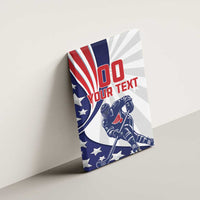 Custom United States Ice Hockey Canvas Wall Art USA Go Champions