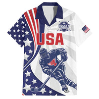 Custom United States Ice Hockey Family Matching Tank Maxi Dress and Hawaiian Shirt USA Go Champions