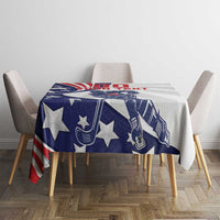 Custom United States Ice Hockey Tablecloth USA Go Champions