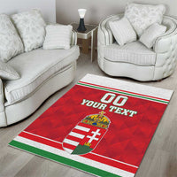 Custom Hungary Hockey Area Rug Magyarorszag Sporty Style