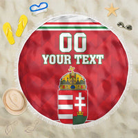 Custom Hungary Hockey Beach Blanket Magyarorszag Sporty Style