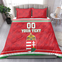 Custom Hungary Hockey Bedding Set Magyarorszag Sporty Style