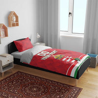 Custom Hungary Hockey Bedding Set Magyarorszag Sporty Style