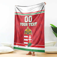 Custom Hungary Hockey Blanket Magyarorszag Sporty Style