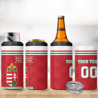 Custom Hungary Hockey 4 in 1 Can Cooler Tumbler Magyarorszag Sporty Style