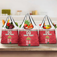 Custom Hungary Hockey Grocery Bag Magyarorszag Sporty Style
