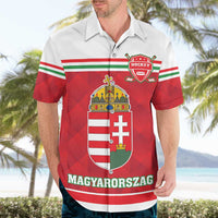 Custom Hungary Hockey Hawaiian Shirt Magyarorszag Sporty Style