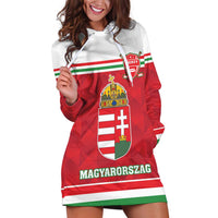 Custom Hungary Hockey Hoodie Dress Magyarorszag Sporty Style