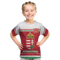 Custom Hungary Hockey Kid T Shirt Magyarorszag Sporty Style