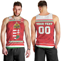 Custom Hungary Hockey Men Tank Top Magyarorszag Sporty Style
