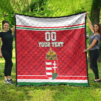 Custom Hungary Hockey Quilt Magyarorszag Sporty Style