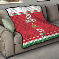Custom Hungary Hockey Quilt Magyarorszag Sporty Style