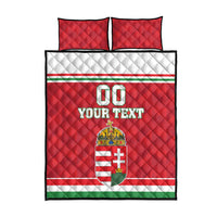 Custom Hungary Hockey Quilt Bed Set Magyarorszag Sporty Style