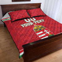 Custom Hungary Hockey Quilt Bed Set Magyarorszag Sporty Style