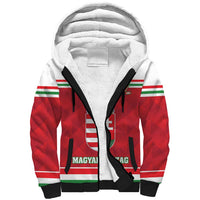 Custom Hungary Hockey Sherpa Hoodie Magyarorszag Sporty Style