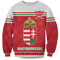 Custom Hungary Hockey Sweatshirt Magyarorszag Sporty Style