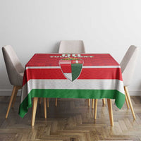 Custom Hungary Hockey Tablecloth Magyarorszag Sporty Style