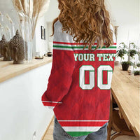 Custom Hungary Hockey Women Casual Shirt Magyarorszag Sporty Style