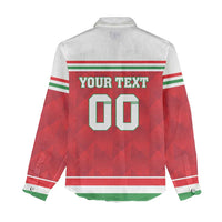 Custom Hungary Hockey Women Casual Shirt Magyarorszag Sporty Style