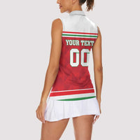 Custom Hungary Hockey Women Sleeveless Polo Shirt Magyarorszag Sporty Style