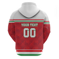 Custom Hungary Hockey Zip Hoodie Magyarorszag Sporty Style