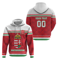 Custom Hungary Hockey Zip Hoodie Magyarorszag Sporty Style