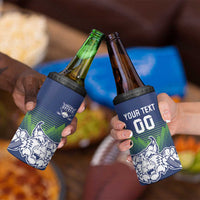 Custom Slovenia Hockey 4 in 1 Can Cooler Tumbler Slovenija Lynx Mascot