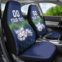 Custom Slovenia Hockey Car Seat Cover Slovenija Lynx Mascot