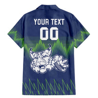 Custom Slovenia Hockey Family Matching Mermaid Dress and Hawaiian Shirt Slovenija Lynx Mascot