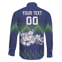 Custom Slovenia Hockey Family Matching Tank Maxi Dress and Hawaiian Shirt Slovenija Lynx Mascot