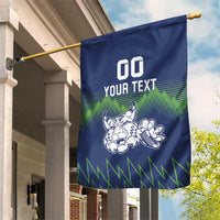 Custom Slovenia Hockey Garden Flag Slovenija Lynx Mascot