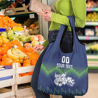 Custom Slovenia Hockey Grocery Bag Slovenija Lynx Mascot