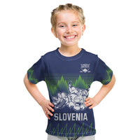 Custom Slovenia Hockey Kid T Shirt Slovenija Lynx Mascot