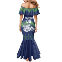 Custom Slovenia Hockey Mermaid Dress Slovenija Lynx Mascot