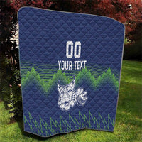 Custom Slovenia Hockey Quilt Slovenija Lynx Mascot