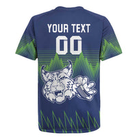 Custom Slovenia Hockey Rugby Jersey Slovenija Lynx Mascot