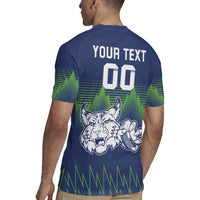 Custom Slovenia Hockey Rugby Jersey Slovenija Lynx Mascot