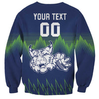 Custom Slovenia Hockey Sweatshirt Slovenija Lynx Mascot