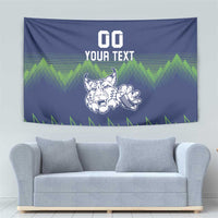 Custom Slovenia Hockey Tapestry Slovenija Lynx Mascot