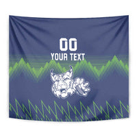 Custom Slovenia Hockey Tapestry Slovenija Lynx Mascot